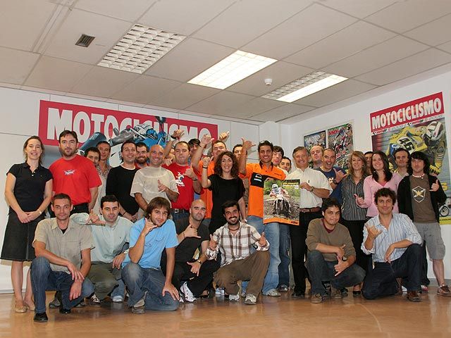 Cervantes visita Motociclismo