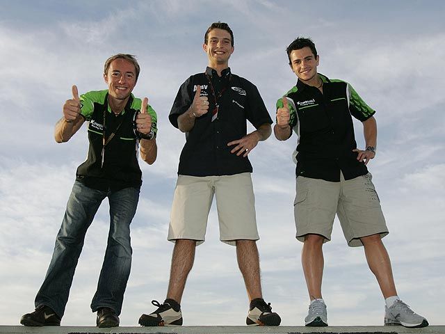 Olivier Jacque con Kawasaki Racing en 2007