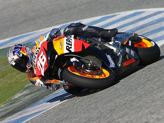 Pedrosa el más rápido