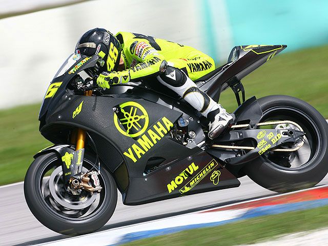 Rossi el más rápido de Sepang