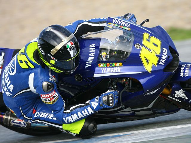 Rossi, con buen ritmo