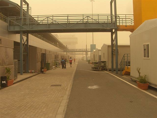 Tormenta de arena en Qatar
