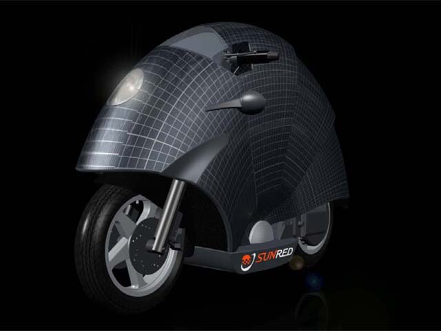 Sun Red, un modelo de moto solar