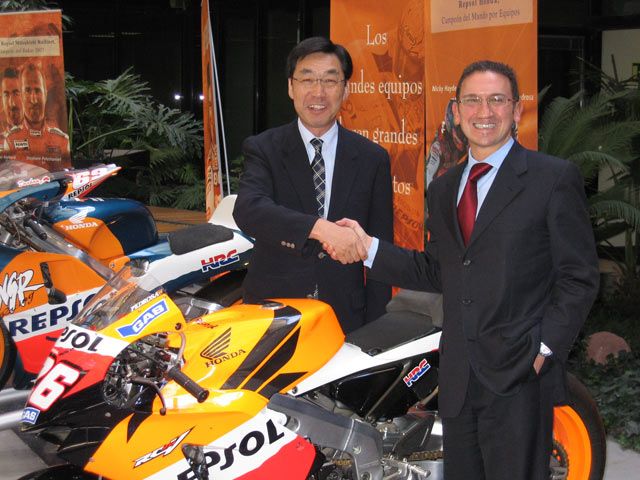 Honda y Repsol oficializan la renovación Honda y Repsol oficializan la renovación
