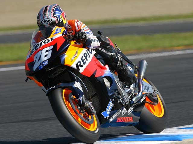 Dani Pedrosa partirá desde la pole