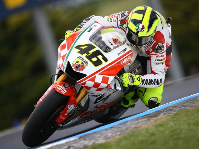 Nueva decoración para la Yamaha de Valentino Rossi