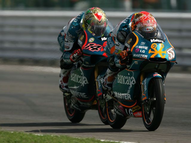 Faubel tras la corona de campeón del mundo de 125 cc