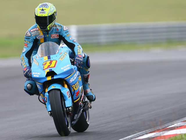 El equipo Rizla Suzuki entrena en Australia