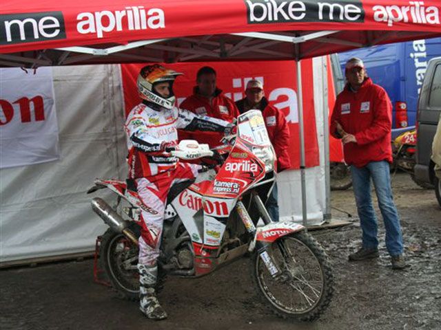 Aprilia participara en el Dakar 2008