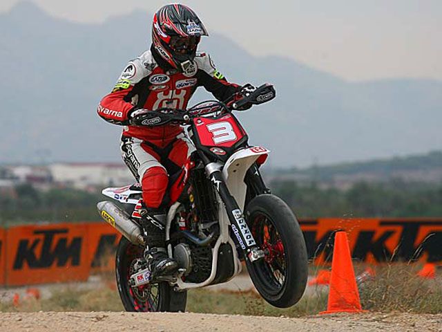 Adrien Chareyre se lesiona en el supermotard de Munich