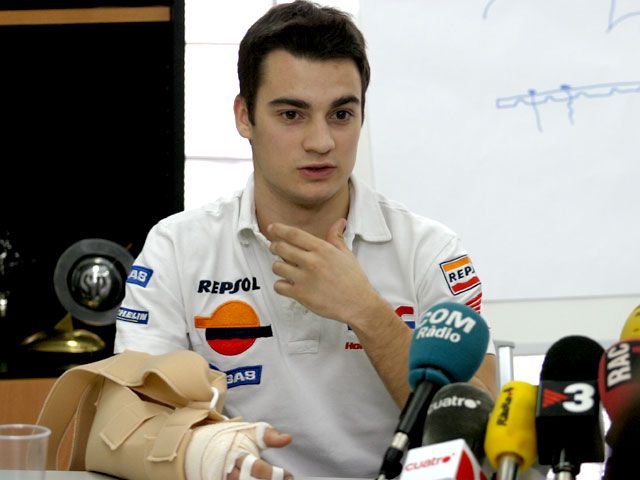 Dani Pedrosa (Honda) recibe el alta médica Dani Pedrosa (Honda) recibe el alta médica