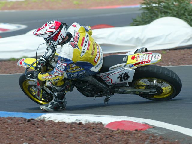Ángel Grau, con Husaberg