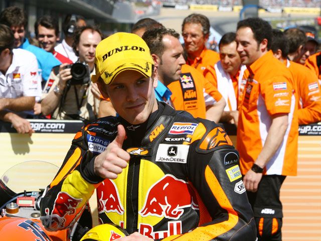 Mika Kallio (KTM): "Estoy contento aunque la victoria haya sido por suerte"