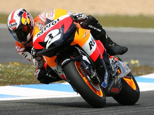 Pedrosa (Honda), el más rápido en Estoril... sin Lorenzo