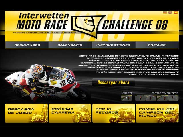 Conviértete en piloto on-line de MotoGP