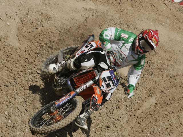 Álvaro Lozano (KTM) será baja en el Motocross de Murcia