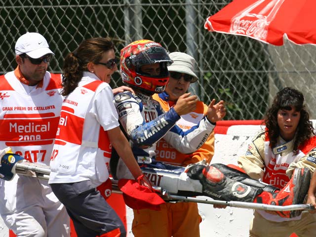 Jorge Lorenzo (Yamaha) sufre una nueva caída