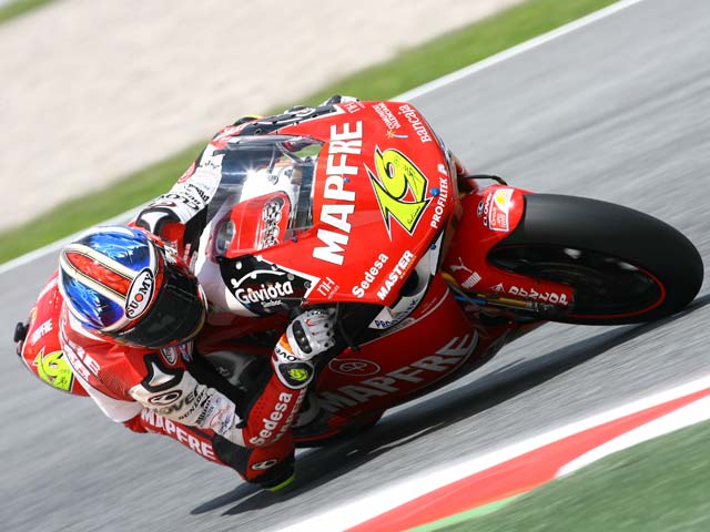 Bautista (Aprilia), mejor tiempo en los primeros conometrados del GP de Cataluña