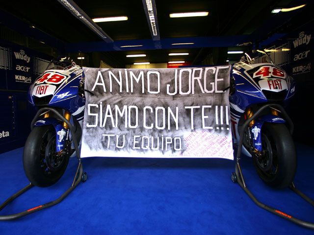 Jorge Lorenzo se recupera satisfactoriamente de su caída en MotoGP