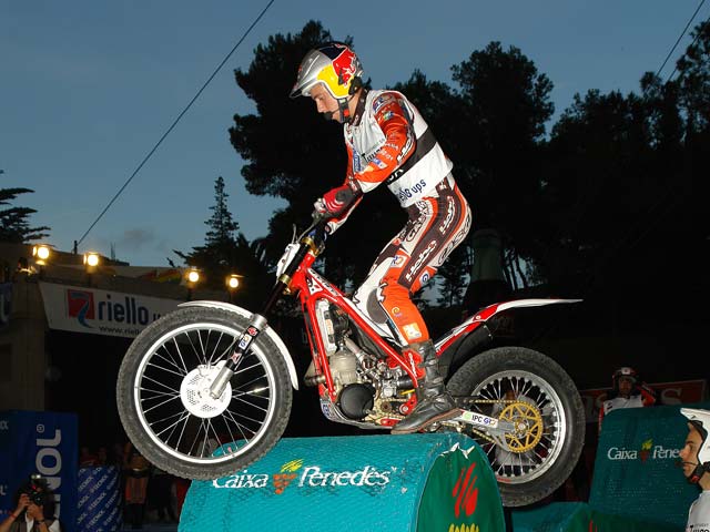 Adam Raga (Gas Gas), victoria en el Campeonato de España de Trial Indoor