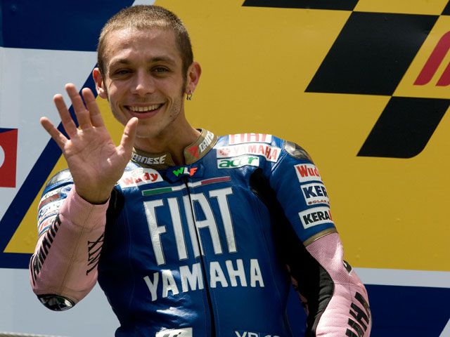 Rossi, Lorenzo y Stoner antes del Gran Premio de Gran Bretaña