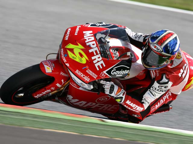 Alvaro Bautista, Aprilia, mejor tiempo en el Gran Premio de Gran Bretaña