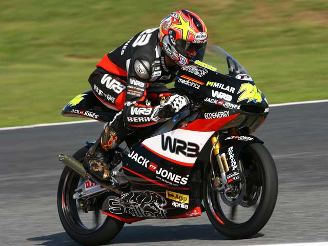 Simone Corsi (Aprilia), pole provisional en 125 cc