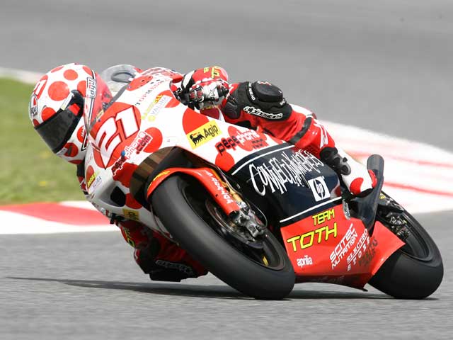 Mejor tiempo para Barberá (Aprilia) en los libres