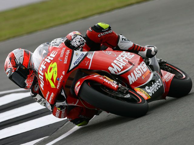 Álvaro Bautista (Aprilia), única pole española en el Gran Premio de Gran Bretaña
