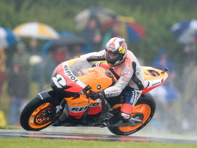 Dani Pedrosa (Honda) despierta en Assen