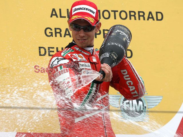 Stoner (Ducati): "No había ninguna posibilidad de llevar el ritmo de Pedrosa"