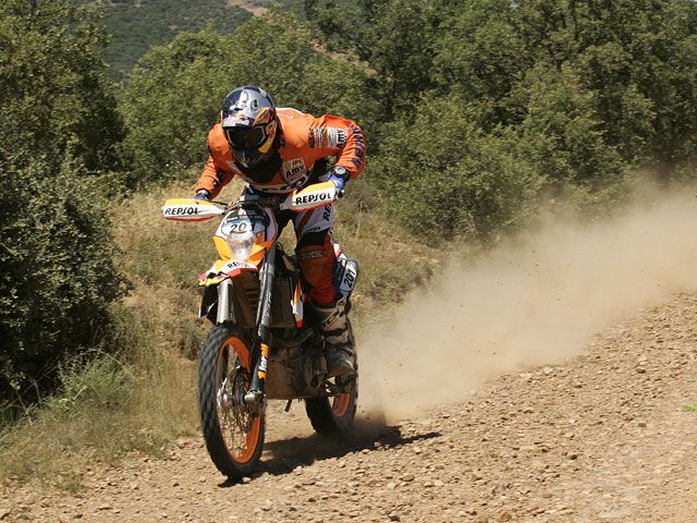 Primera victoria para Marc Coma (KTM) en la Baja España-Aragón 2008