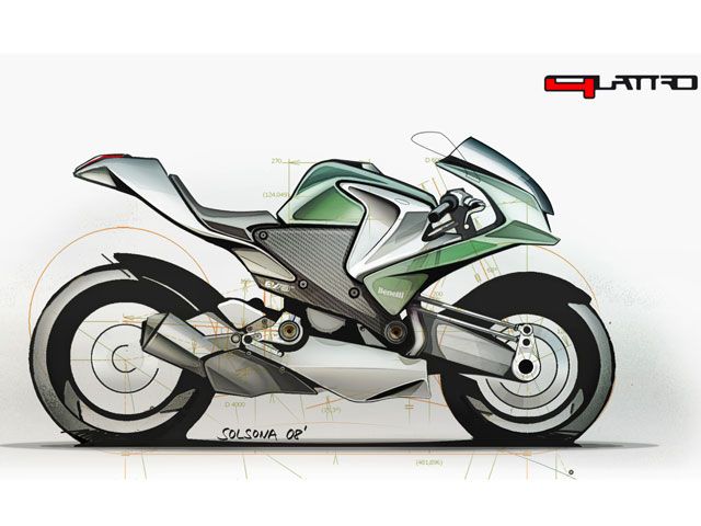 Benelli prepara una supersport tetracilíndrica