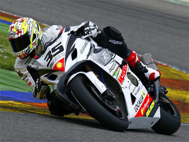 Kenny Noyes (Suzuki), invitado en el AMA en la categoría Superstock 1000