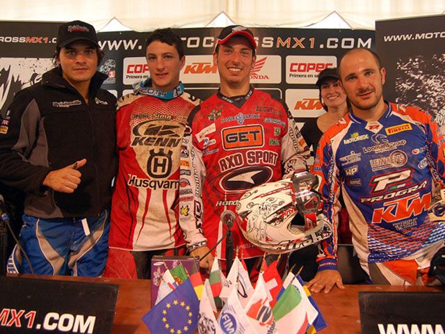 Álvaro Lozano (KTM), tercero en MX3