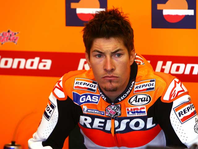 Nicky Hayden (Honda) será baja en Brno