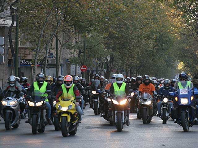 Manifestación contra la nueva ley de emisiones