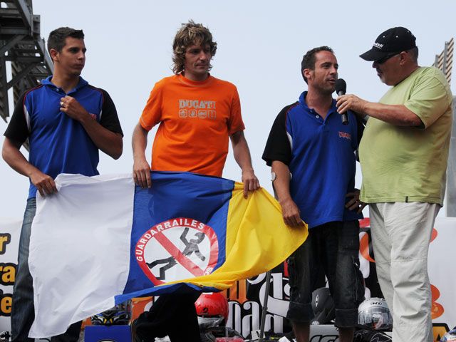 Los pilotos de Yamaha Del Amor, De Gea y Salom, en Ride Your Roads