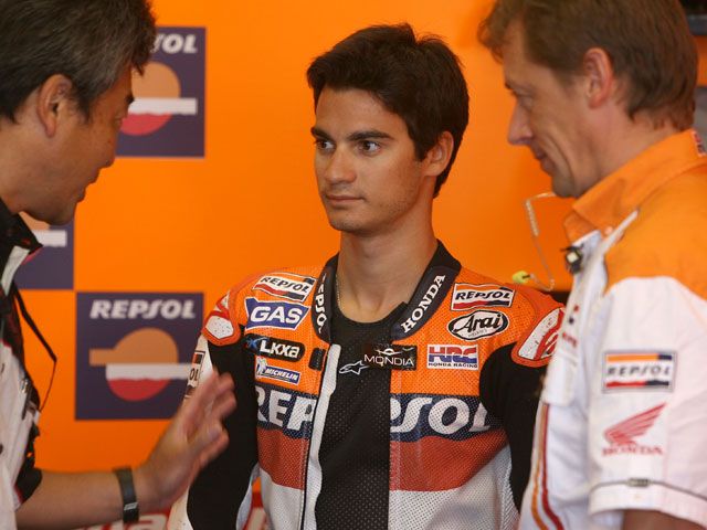 Dani Pedrosa (Honda), con Bridgestone en Indianápolis