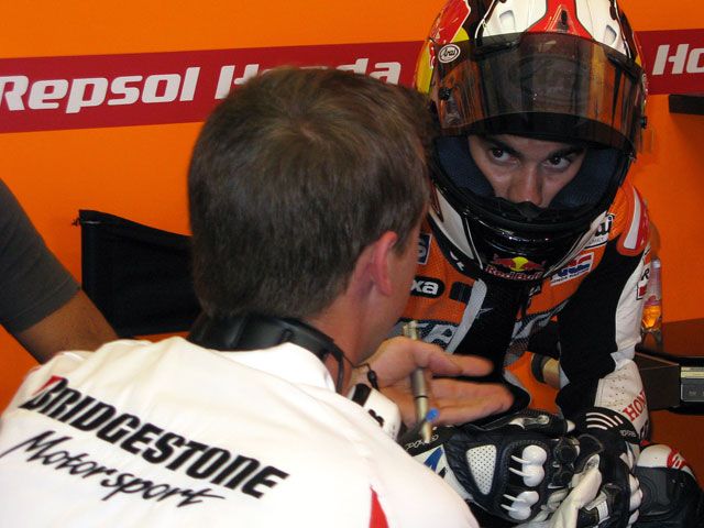 Dani Pedrosa (Honda): "Con los Bridgestone parece otra moto"