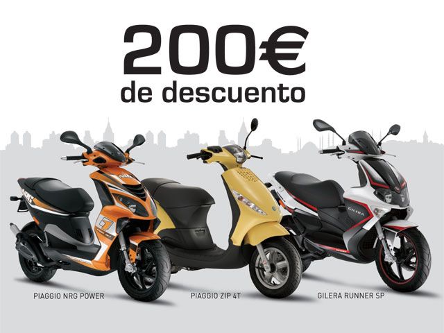 Ciclomotores de oferta en el Grupo Piaggio