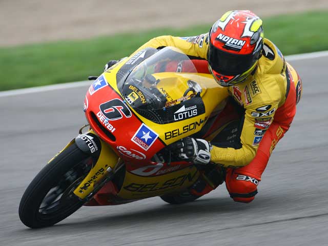 Joan Olivé (Derbi), pole provisional en 125 cc