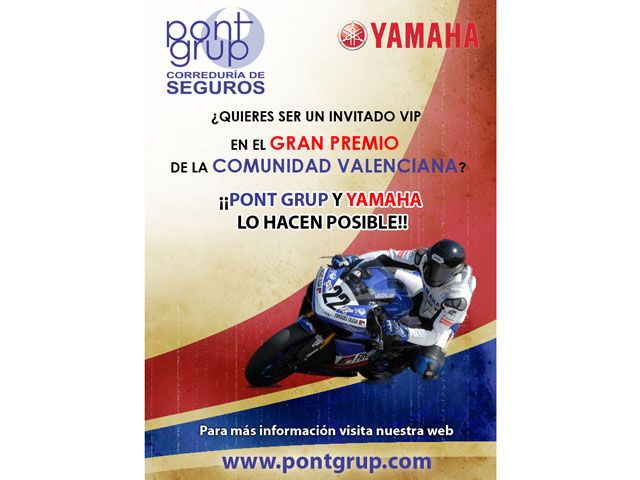 Yamaha y Pont Grup te invitan a Cheste