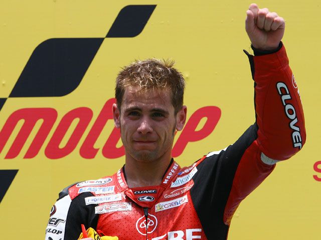 Álvaro Bautista (Aprilia): "Quería ganar y llegar a Valencia con opciones"
