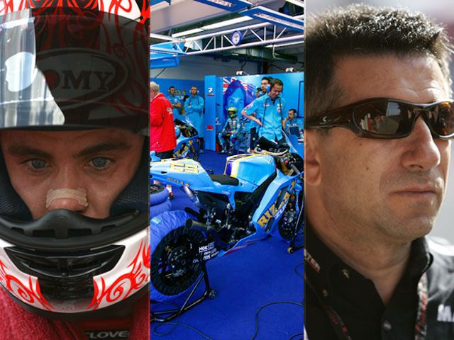 Aspar y Bautista, con Suzuki en 2010