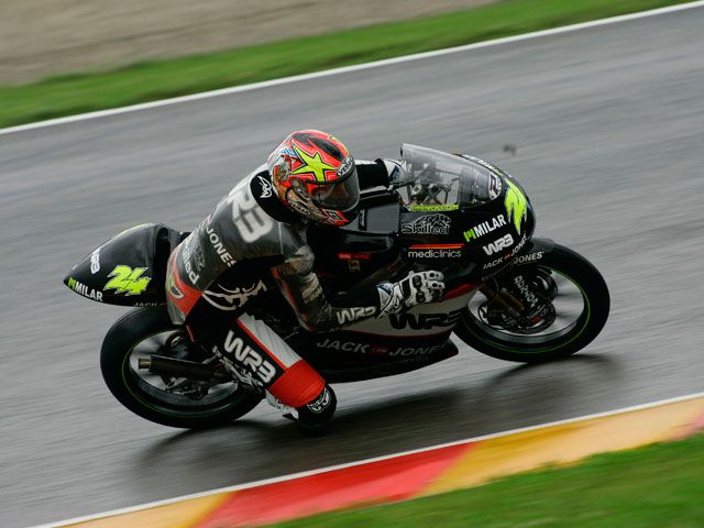 Simone Corsi (Aprilia), pole provisional en Cheste