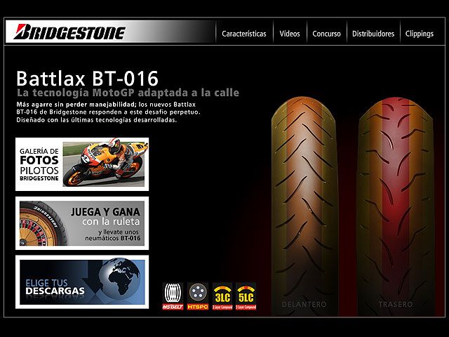 Bridgestone presenta la web del BT016 Bridgestone presenta la web del BT016