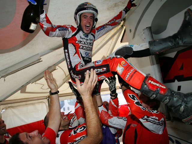 Raga, Freixa y Dabill, con Gas Gas trial en 2009