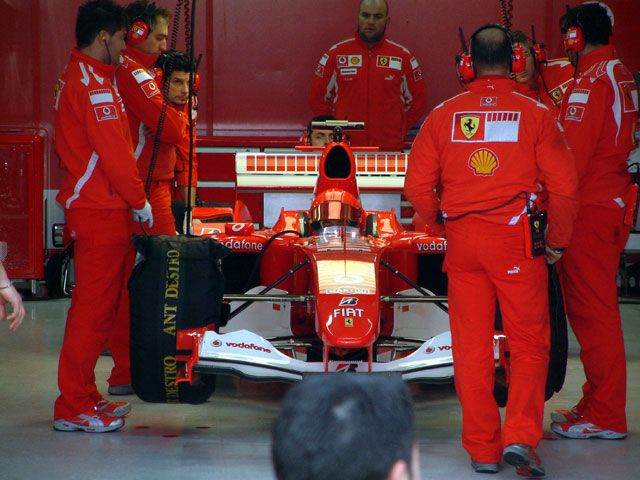 Rossi con el Ferrari, por 5 euros