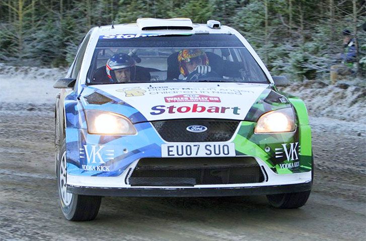 Rossi, duodécimo en el Rally de Gales